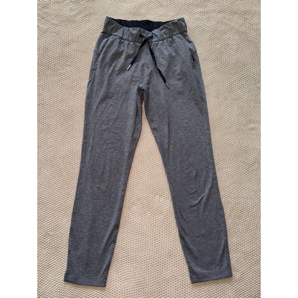 Lululemon On The Fly Pant Travel Full On Luxtreme Heathered Black Size 2